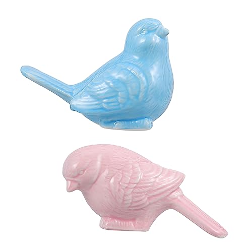 Ciieeo 2 Stück Keramik Vogel Dekorationen Für Salas De Casa Heimdekoration Tischdekoration Desktop Figuren Tierfiguren Zarte Vögel Dekorationsfiguren Heimdekoration Für Zuhause von Ciieeo