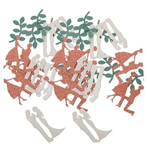 Ciieeo 2 Tischkonfetti Salbeiblatt-tischstreuung Auf Hochzeitstisch Hochzeits-requisiten Tischdekorationen Für Hochzeiten Konfetti Auf Dem Hochzeitstisch Streuen Braut Papier Verbreitung von Ciieeo