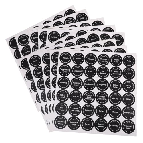 Ciieeo 20 Blatt Gewürzglas Etiketten Aufkleber Konserven Etiketten Gewürz Organizer Behälter Etiketten Glas Etiketten Abnehmbare Etiketten Für Gläser Küchen Etiketten Für Behälter Ciieeo 20 Blatt Gewürzglas Etiketten Aufkleber Konserven Etiketten Gewürz Organizer Behälter Etiketten Glas Etiketten Abnehmbare Etiketten Für Gläser Küchen Etiketten Für Behälter von Ciieeo