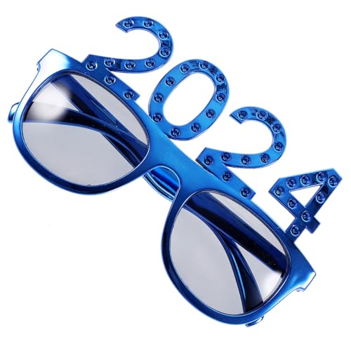 Ciieeo 2024 Trinkgläser Anzünden Geschirr Rave-Brille Glaswaren Lichter Jahre Silvesterparty Pint Leuchten Tassen Für Party Brillengestelle Für Damen -leichte Brille Partyzubehör STK Blue von Ciieeo