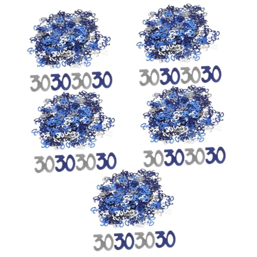 Ciieeo 25 Sätze Digitale Pailletten Konfetti jahrestag zahlen Tischstreusel alles zum geburtstag konfetti Ornament hochzeitsdeko Tischkonfetti Alles zum 30. Geburtstag Konfetti von Ciieeo
