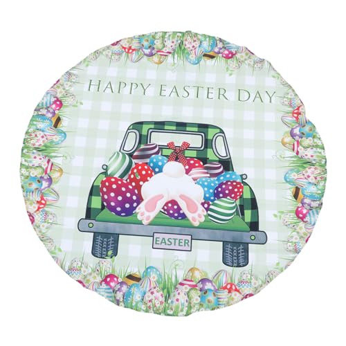 Ciieeo 2St Ostern Tischdecke Easter Tablecloth Easter Decoration tischdecke für gartentisch tafeltuch schöne Ostertischdecke Festliche Tischdekoration Tischtuch Polyester (Polyester) von Ciieeo