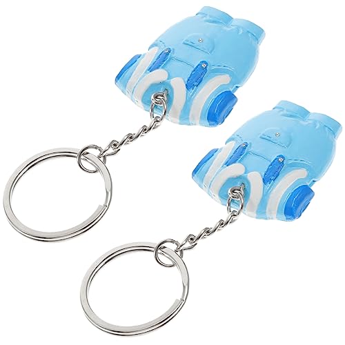 Ciieeo 2St Schlüsselanhänger Babypartybevorzugungen für Gäste Gefälligkeiten elegant bag charm das Gefälligkeiten für die Babyparty Hochzeitsgeschenke für Gäste Metall Ring von Ciieeo