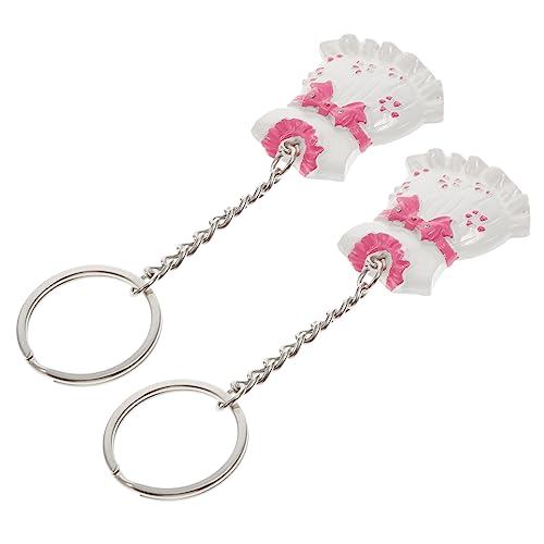 Ciieeo 2St Schlüsselanhänger elegant würfelunterlage Hochzeitsandenken für die Gäste das Babypartybevorzugungen für Mädchen Gastgeschenke für die Hochzeitsparty von Ciieeo