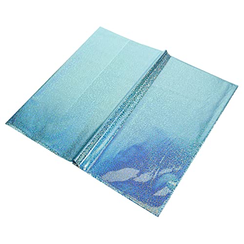 Ciieeo 2st Aluminiumglänzende Tischdecke Poolspielzeug Ammer Tischläufer Party Mit Weißer Tischdecke Durchsichtiger Tischschutz Disco-tischdecke Sackleinen Blau Blue Aluminiumfolie von Ciieeo