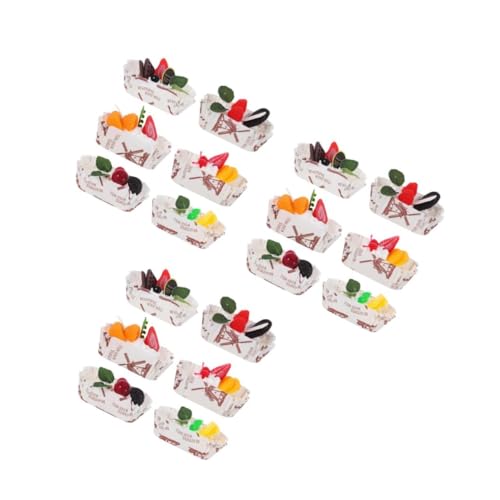 Ciieeo 3 Sätze 3 Sets Cupcake Dekoration Pappbecher Mini Ornamente Mini Lebensmittel Gefälschte Lebensmittel Kühlschrankmagnete Lebensmittel Kleine Magnete Für 6 Stück * 3 von Ciieeo