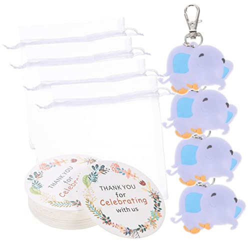 Ciieeo 30 Sets Elefanten Schlüsselanhänger Jungen Elefanten Schlüsselanhänger Mädchen Kordelzugbeutel Babyparty Gästepreise Babyparty Partygeschenke Für Gäste Dankeschön von Ciieeo