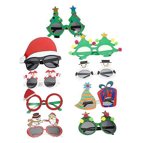 Ciieeo 36 Stk Weihnachtsbrille Weihnachtsdekorationen Partybrille Weihnachten Weihnachtsfeier Requisiten Gläser Mit Weihnachtlichem Neuheit Weihnachtssonnenbrille Plastik von Ciieeo