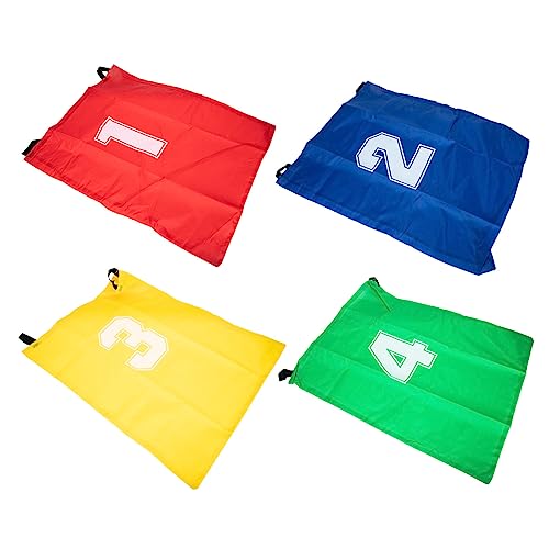 Ciieeo 4 Stück Sprungsack Springen Outdoor Wildkartoffelsack Sitzsack-Spiel Taschen Für Sackhüpfen Für Sprungsäcke Sportspielzeug Kinderspielzeug Runderset Segeltuch von Ciieeo