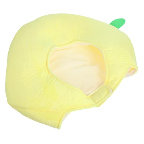 Ciieeo 4 Stück Zitronenhaube Zitronen-Foto-Requisiten Lustiger Zitronenhut Party-Cosplay-Hut Obst-Foto-Requisiten Neuheit Hut Kappe Frucht Kostüm Hut Plüsch-deko-hüte Yellow Pp Baumwolle von Ciieeo