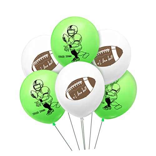 Ciieeo 40 Stück Bedruckte Latexballons Fußballballons Fußball Latexballons Für Partys Fußballballons Fußballpartyballons Partyzubehörballons von Ciieeo