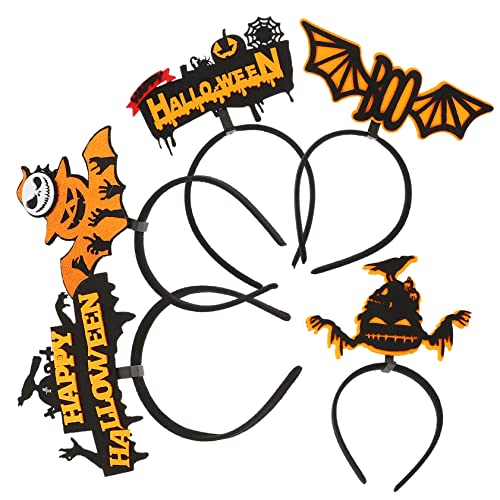 Ciieeo 5St Halloween-Stirnband Neuartiges Haarband Halloween-Kopfschmuck Halloween Party halloween haarschmuck halloween kopfschmuck Party-Cosplay-Stirnband Party-Haarschmuck gefühlt von Ciieeo