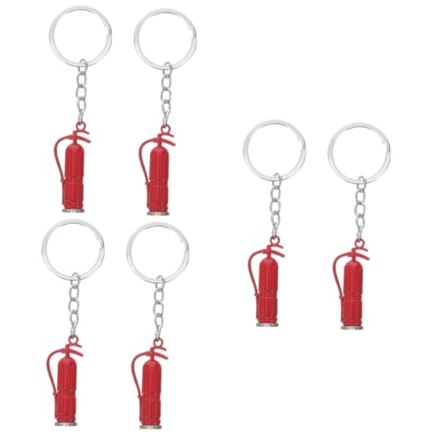 Ciieeo 6 Stk Feuerwehrmann- haushaltsgeschenke für den haushalt key chains Partygeschenke für Feuerwehrleute Tür Spielzeuge Schlüsselringe Schlüssel hängende Verzierung von Ciieeo