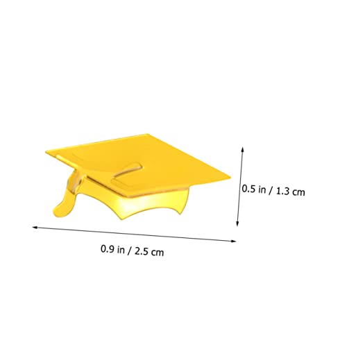 Ciieeo 600 Stück 2020 Party liefert Konfetti Abschlussfeier Dekorationen Abschlussfeier Tischdekoration Kappen Hundemütze Konfetti für Abschlussfeier Doktorhut Party Konfetti Golden von Ciieeo