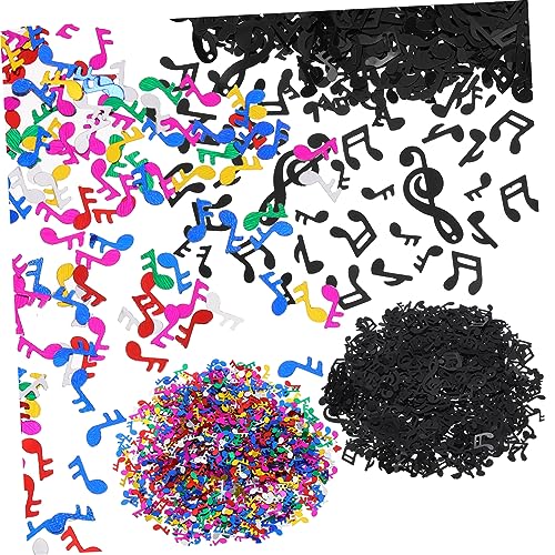 Ciieeo 8 Packungen Musikparty-konfetti Musiknoten-konfetti Musik Konfetti Musikalische Partybecher Konfetti Am Geburtstagstisch Perlen Für Musiknoten Musikalische Party-requisite Papier von Ciieeo