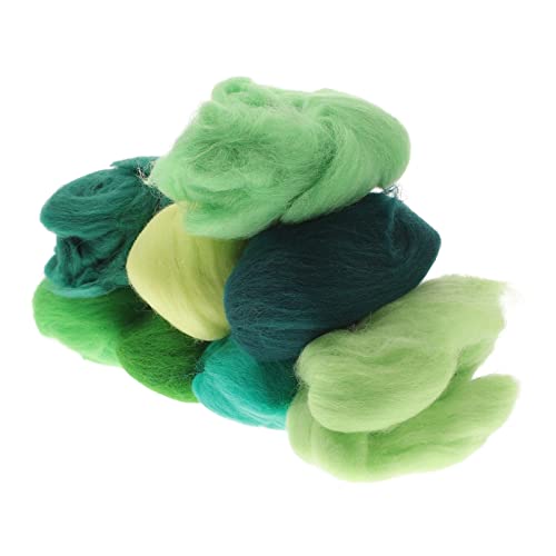 Ciieeo 8st Wolle Filzwolle Kits Zum Filzen Von Wolle Filzsets Für Anfänger Naturwollgarn Grundwerkzeuge Aus Wollfilz Wollroving Zum Filzen Nadelfilz-Set Wackelt Tier Bastelmaterial 6s von Ciieeo