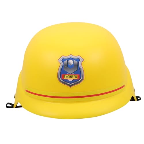 Ciieeo Engineering-hut Casquette Helm Hüte Partyhut Für Kinder Vorschule So Tun Spielzeug Kleinkind-kostüm-kopfbedeckung Hardcap Für Kinder Baumütze Für Kinder Bauherrenhut Yellow Abs von Ciieeo