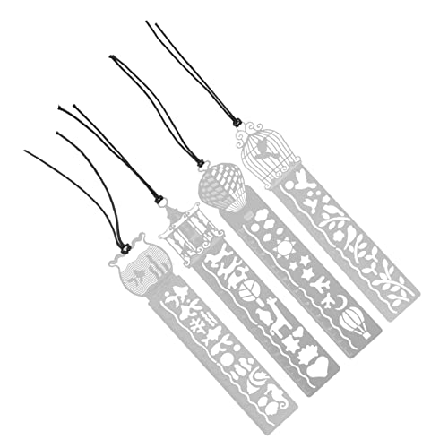 Ciieeo Exquisites Lesezeichen-lineal-Set Aus Metall Malschablonen-vorlage Für Studenten Und Künstler Ciieeo Exquisites Lesezeichen-lineal-Set Aus Metall Malschablonen-vorlage Für Studenten Und Künstler von Ciieeo