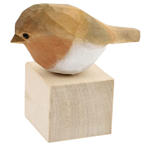 Ciieeo Fetter Vogel Ornament Künstlicher Vogel Dekoration Für Wassertisch Spielzeug Esszimmer Tischdekoration Waldtier Fee Gartenvogel Esszimmer Dekoration Für Tisch Vogel von Ciieeo