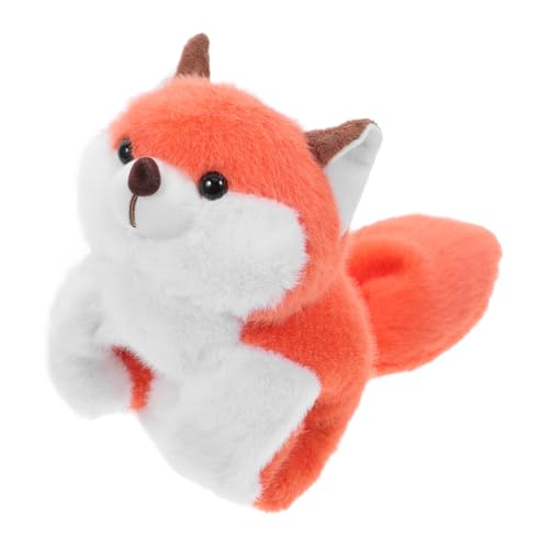 Ciieeo Fuchs-plüsch-armband Tierische Serviettenringe Stofftier-armband Schlagarmbänder Für Erwachsene Kuscheltier-klapparmbänder Für Kinder Schlagarmbänder Für Kinder Orange Pp Baumwolle von Ciieeo