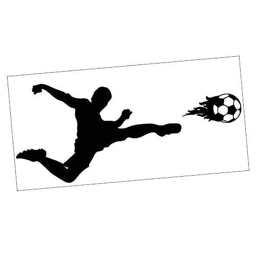 Ciieeo Fußball-wanda Kleber Spielen Wandaufkleber Fußballtor Wandtattoo Thema Wandtattoo Fußball-wandtattoo Fußball Wandtattoos Sport Wandtattoo Trendige Wandkunst Ziel Pvc Mode Kind von Ciieeo