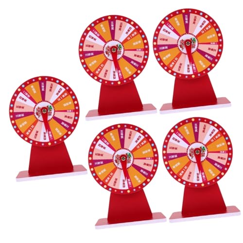 Ciieeo Lotterie-Plattenspieler Spinnen trocken abwischbares Rad Schreibtisch dreht Rad Tombola Preisrad Spinner Lenkung Tischroulette gewinnspiel Partyzubehör Partyspiel Rad PVC von Ciieeo