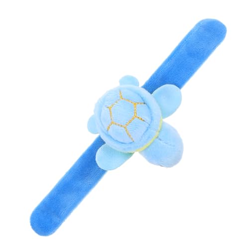 Ciieeo Plüschring Schlagarmband Kuscheltiere Schildkrötenarmband Für Kinder Klatscharmbänder Für Kleinkinder Schlagarmbänder Für Jungen Plüsch-schildkröten-armbänder Blue Pp Baumwolle von Ciieeo