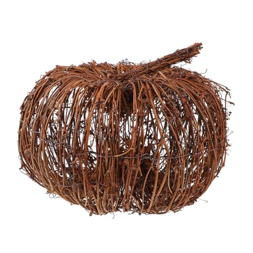 Ciieeo Rattan-Kürbis künstliche Halloween-Kürbisse Thanksgiving-Kürbis-Dekorationen Halloween Dekoration Halloween-Dekoration hausdeko Weihnachtsdekorationen Partyschmuck Kürbis schmücken von Ciieeo