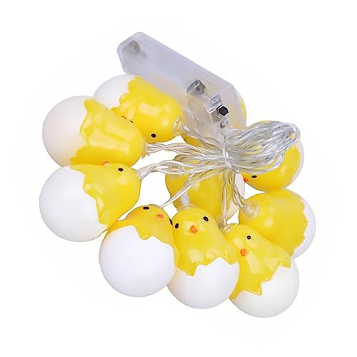 Ciieeo Schnur Kleines Gelbes Hühnchen-led-licht Led-lichtleiste Eierkerze Für Hühnereier Led-streifen Osterlichtstreifen Ostern-led-licht Plastik von Ciieeo