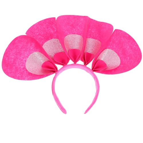 Ciieeo Stirnband Haarband party zubehör party kopfschmuck geburtstagsdeko partyzubehör Cartoon-Haar-Accessoires Bunte Haaraccessoires Geburtstag Kopfschmuck Cartoon-Stirnbänder Vlies Rosy von Ciieeo