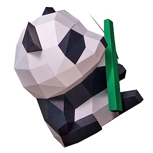 Ciieeo Tierisches 3D-Papiermodell Gehirnspielzeug 3D-Papierhandwerk Tier 3D-Puzzle Bausatz aus Papier Handskulptur Lernspielzeug DIY geometrisches Origami 3D-Papiertier-Ornamentspielzeug von Ciieeo