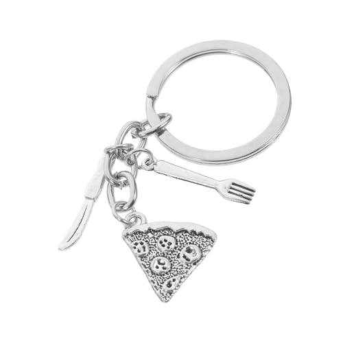 Ciieeo Und Pizza Partygeschenke Pizza Ornament Metall Pizza Schlüsselanhänger Ornament Schlüsselanhänger Anhänger Dekor Pizza Schlüsselanhänger Rucksack Anhänger Taschenanhänger von Ciieeo