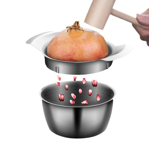 Granatapfelschäler, New Granatapfel Arils Removal Tool Rutschfestes Granatapfel Enteeder Schälwerkzeug Granatapfel Schüssel Obst Gemüse Schälmaschine Werkzeuge von Cikiki