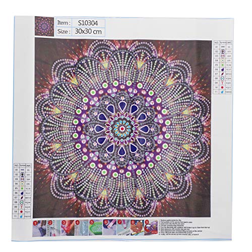 Cikonielf 5D Diamond Painting Kits DIY Malwerkzeug Set Mandala Flower Diamond Paintings Bilder Bunte Wanddekoration für Wohnzimmer von Cikonielf