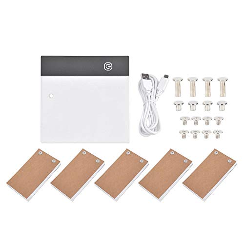 Handzeichnung LED Handzeichnung LED-Platine Tragbares Positionierungsloch USB Flip Book Kit Malutensilien Zeichenbrett (USB)(USB) von Cikonielf