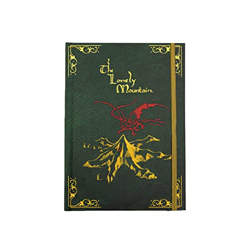 Cinereplicas Der Herr der Ringe - Der kleine Hobbit Hardcover Notizbuch mit faltbarer Karte 160p 14.5 * 21cm - Official License von Cinereplicas