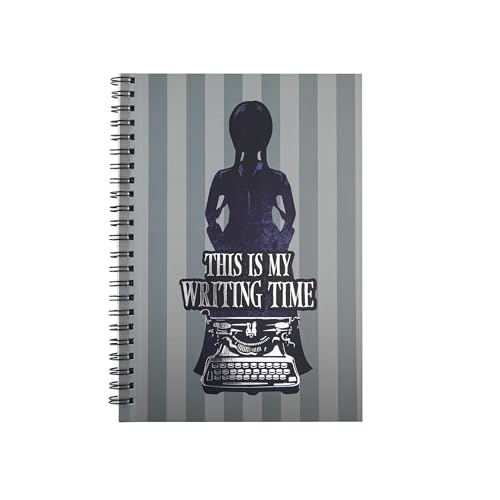 Cinereplicas Wednesday - Dies ist mein Schreiben Zeit lila Notebook - 14.5 * 21cm - Offizielle Lizenz von Cinereplicas