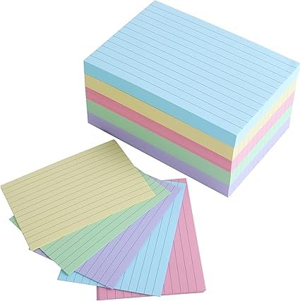 400 Pastellfarbene Haftnotizen (76x76mm) - Bunte, abnehmbare Haftnotizblöcke in Blau, Rosa, Grün, Gelb, für Büro, Zuhause und Schule - 2Pack von Cionum