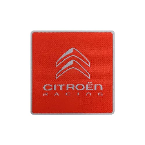 Citroen Racing Patch, offizielles Lizenzprodukt, Rot, 60 mm von Citroen