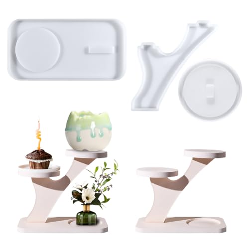 Cjeuxnr Kerzenhalter-Silikonform, 3D-Kerzenformen, DIY, Epoxidharz, Gießstatuen, Formen für Harzguss, Handwerk, Heimdekoration Cjeuxnr Kerzenhalter-Silikonform, 3D-Kerzenformen, DIY, Epoxidharz, Gießstatuen, Formen für Harzguss, Handwerk, Heimdekoration von Cjeuxnr