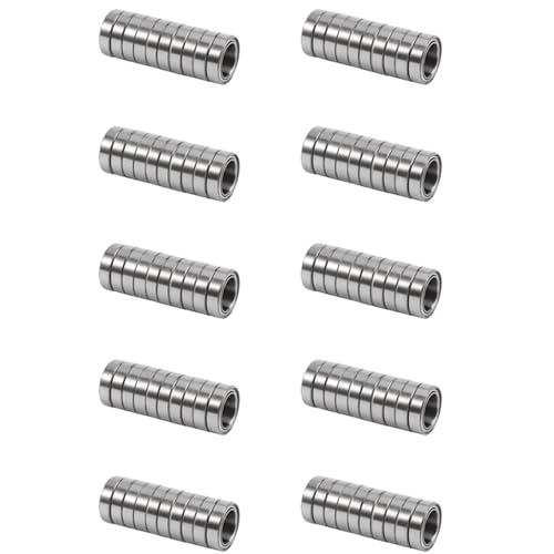 ClAZTyict 100 Stück 6700ZZ Deep Ball Miniatur dünnwandige Lager doppelt geschirmt verwendet für 3D-Drucker Radlager von ClAZTyict