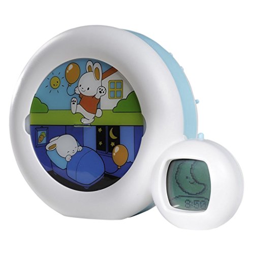 Pabobo - 5 in 1 pädagogischer Tag-Nacht-Wecker mit Display für Moon Kinder 0-3 Jahre von Pabobo