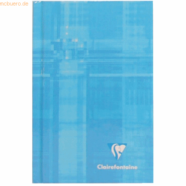 10 x Clairefontaine Kladde 75x120mm Hardcover 90g/qm 64 Blatt kariert von Clairefontaine