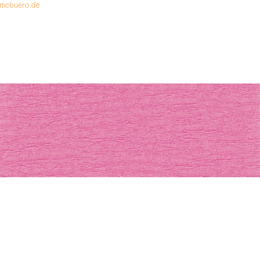 10 x Clairefontaine Krepppapier Premium 2,5x0,5m fuchsia von Clairefontaine