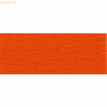 10 x Clairefontaine Krepppapier Premium 2,5x0,5m orange von Clairefontaine