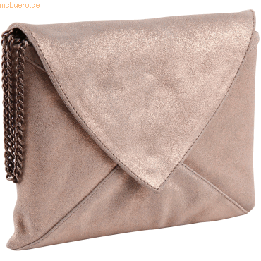 2 x Clairefontaine Handtasche/Clutch Feder Leder 20x14cm copper von Clairefontaine