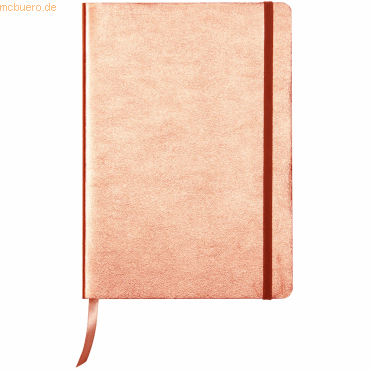 3 x Clairefontaine Notizbuch flexibel A5 72 Blatt liniert copper von Clairefontaine