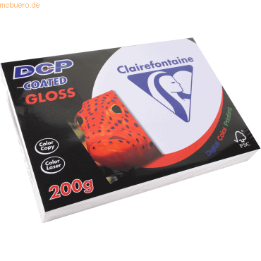 4 x Clairefontaine Laser- /Inkjetpapier DCP gestrichen Gloss A4 210x29 von Clairefontaine