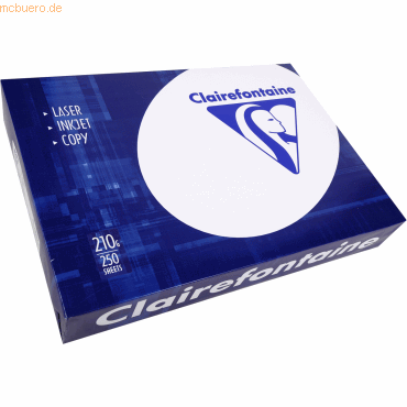 4 x Clairefontaine Multifunktionspapier Clairalfa A3 420x297mm 210g/qm von Clairefontaine