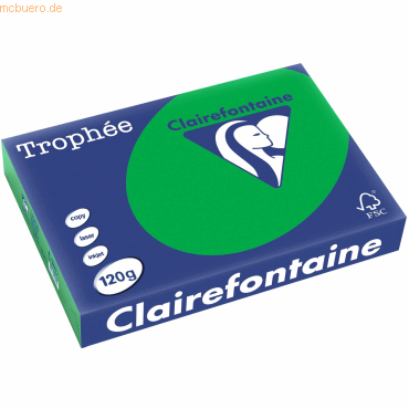 5 x Clairefontaine Kopierpapier Trophee A4 120g/qm VE=250 Blatt billar von Clairefontaine